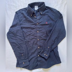 Brooks Brothers Blue Regent Fit Long-sleeve Button Up